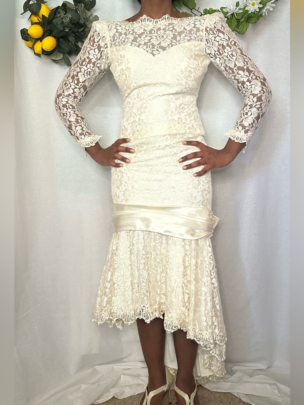 Bridal Originals vintage 1980s wedding dress.